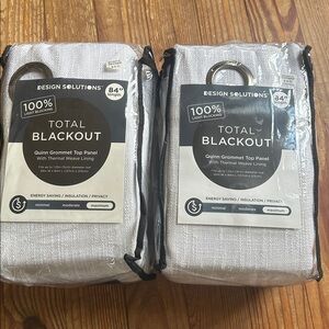 2 Total Blackout Curtains